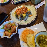 Veggie roll and veggie appetizers at Tokyo Sushi in Reno