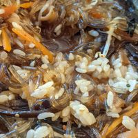 Japchae bibimbap at Bibimbap House in Cambridge