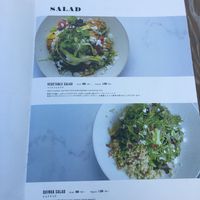Salads at 44 Apartment in Tokyo