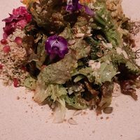 Quinoa, beets, squash, and guacamole salad at 44 Apartment in Tokyo