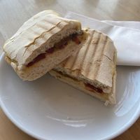 Humus & Pepper Ciabatta  at The Lavender House Cafe in Bromley