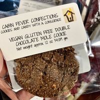 V/ GF double chocolate mole cookie at Cabin Fever Confections in Fairborn