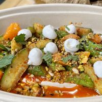 Cucumbers - fresh kinda spicy and tantalizing !  at Gladys  in Edgewater