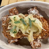 Polenta Fries with Walnut Bolognese   at Gladys  in Edgewater