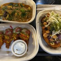 Buffalo artichokes, amazing bean toast, & seasonal ratatouille   at Gladys  in Edgewater