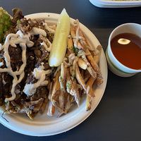 The Garden Dip sandwich; a vegan French dip!  at Gladys  in Edgewater