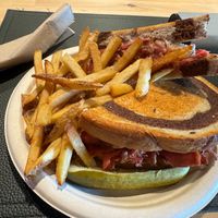 Reuben Sandwich w fries  at Gladys  in Edgewater