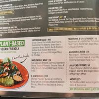 Dedicated vegan menu options. There are a few vegetarian, etc. Options to. at Bossa in Cape Town