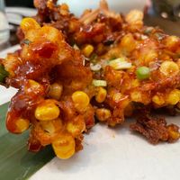Corn fritter  at Wayan in New York City