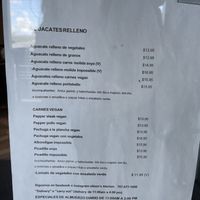 Menu at Eileens Kitchen  in San Juan