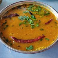 Yellow daal at Chaat Corner in San Francisco