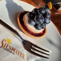 Blueberry Tartlet at Caféhaus Siesmayer in Frankfurt
