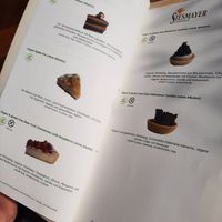 Vegan selection at Caféhaus Siesmayer in Frankfurt