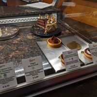 some vegan treats at Caféhaus Siesmayer in Frankfurt
