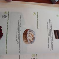 Part of the vegan cake selection at Caféhaus Siesmayer in Frankfurt