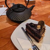 black forest cake at Caféhaus Siesmayer in Frankfurt