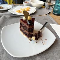 Black Forest cake  at Caféhaus Siesmayer in Frankfurt
