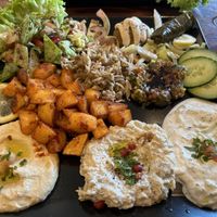 Special vegan plate  at Fairuz in Zaventem