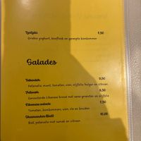 Salads: all vegan  at Fairuz in Zaventem