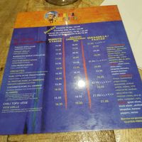 Menu at Arriba Burrito in Montreal