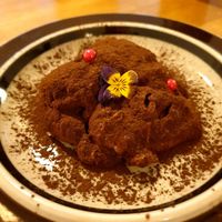 choco tiramisu 😋 at Jigu Curry 지구커리 in Seoul