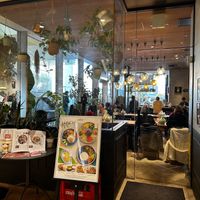 Outside of the restaurant. 4th floor of my parco   at Chompoo in Tokyo