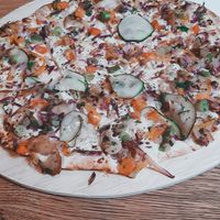 Tarte Flambee at Karma Café Bar in Offenburg