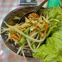 Papaya salad #Veganuary at The Coconut Shell in Chiang Mai