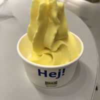 banana ice cream  at IKEA in Kuta