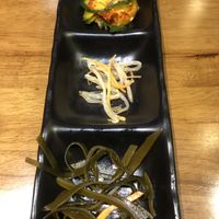 Starters at Soju & Gogi Korean BBQ House in Newcastle Upon Tyne