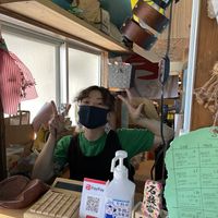 The owner - please give her your support!  at Koya - こや in Yomitan