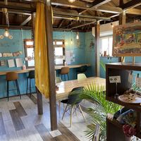 Seating area. Also outside seating.  at Koya - こや in Yomitan