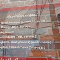 Vegan options at Dieks Wurstbrathalle in Muenster