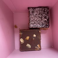 raw cakes at Joe & the Juice in Copenhagen