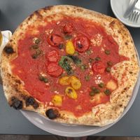 Pizza Marinara at Gold of Naples in Aachen