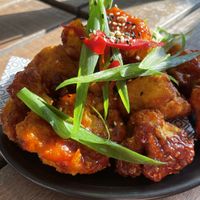 Cauliflower nuggets  at Louie Louie in Amsterdam
