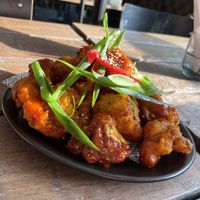 Cauliflower nuggets  at Louie Louie in Amsterdam