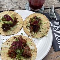 Jackfruit taco’s   at Louie Louie in Amsterdam