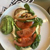 They told me I was going to get a hummus sandwich… I’m still looking for my sandwich lol  at Louie Louie in Amsterdam