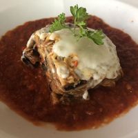 Eggplant parmesan  at Casa Sofia in Playa Del Carmen