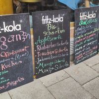 Various menus at Café la Maison in Munich