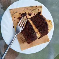 Salted caramel takeaway at The Running Fox in Alnwick