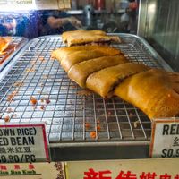 Red bean pancake at Tiong Bahru Mian Jian Kueh in Central Singapore
