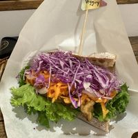 Tofu bánh mì  at Vegginy in Kyoto