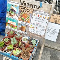 Look for this outside then go downstairs at Vegginy in Kyoto