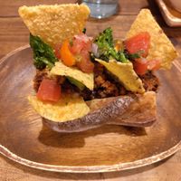 Chili beans sandwich at Vegginy in Kyoto