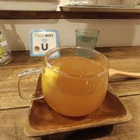 Ginger Tea at Vegginy in Kyoto
