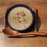 Soupe de champignon at Vegginy in Kyoto