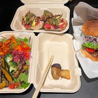 Oops, I ate most of the potatoes before remembering to take a photo.   at Vegginy in Kyoto