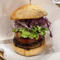 Burger  at Vegginy in Kyoto